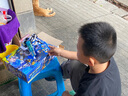 展高炫卡斗士2玩具正版变形机器人汽车机甲玩具男孩童节礼物 【炫蓝闪电】两种模式+卡牌武器 实拍图