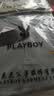 花花公子（PLAYBOY）高档100%纯棉夏季短袖t恤男士高档翻领polo衫透气吸汗休闲上衣 短袖YW7702蓝色 4XL 190建议180-210斤 实拍图