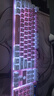 银雕(YINDIAO) K500键盘彩包升级版 机械手感 游戏背光电竞办公USB外接键盘 粉白双拼白光有线键盘 实拍图