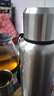 物物优大容量保温杯316不锈钢茶水分离保温水杯户外全钢保温杯 钢本色（茶水分离滤网） 800ml ml 实拍图