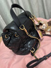 CHARLES&KEITH菱格大容量柔软多用背包书包双肩包包女包生日礼物CK2-60151400 Black黑色 S 实拍图