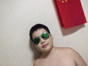 雷米太阳眼镜男款开车偏光墨镜女个性眼睛蛤蟆镜司机驾驶镜潮 H3026 金色框 炫彩偏光片 实拍图