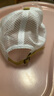 尼多熊儿童帽子宝宝鸭舌帽男女婴儿帽子夏季透气婴幼儿棒球帽 姜黄色 M 实拍图
