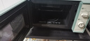 美的（Midea）小滋味微波炉家用小型 复古旋钮薄荷曼波风 一级能效平板变频轻音M1G1 实拍图