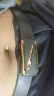 【已售100w】男士皮带贴皮无牙自动扣腰带男青年简约商务休闲裤带 金色航豹 实拍图