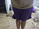 安踏（ANTA）大地之壳丨户外防晒冰丝凉感短裤梭织透气五分裤男夏季运动裤子 【防晒冰丝防泼水】紫砂色-3 3XL(男190) 实拍图