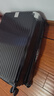 袋鼠高颜值行李箱女学生2026新款多功能拉杆箱男大容量密码箱耐用皮箱 168多功能升级加厚款【耀夜黑】 28寸【大学生推荐】 实拍图