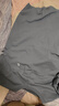 杰克·琼斯（JACK&JONES）25年男装T恤男夏季T恤舒适男士短袖凉感多色上衣纯色水洗不易走形 E39暗灰色 2XL 实拍图