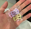 奶油色迷你碎发BB夹可爱五角星蝴蝶结小熊侧边夹少女学生发卡头饰 2#波浪方形款4件套【简装】 实拍图