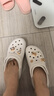 crocs檀健次推荐款经典泡芙洞洞鞋|207521 骨白色-2Y2 39(240mm) 实拍图