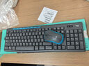 罗技（Logitech）MK275 键鼠套装 无线键鼠套装 办公键鼠套装 全尺寸 商务键鼠套装 带无线2.4G接收器 黑蓝色 实拍图