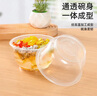 特美居（temeiju）一次性碗食品家用500型50只耐高温冰粉凉糕碗透明汤碗露营餐具 实拍图