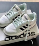 adidas ENTRAP休闲低帮运动板鞋少年感复古篮球鞋男女阿迪达斯 白/蓝绿JR7984     39 实拍图