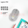 罗技（Logitech）M330 轻音鼠标 无线鼠标 办公鼠标 右手鼠标 带无线微型接收器 灰色 实拍图