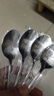 拾画 不锈钢勺子 西餐勺冰淇淋勺 主餐调羹饭勺4支装SH-865 实拍图