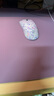 臻火渡 鼠标垫电竞fps顺滑细面  纯色竞技游戏专用大号小号桌垫 CSGO LOL PUBG 无畏契约 紫色 490*420*5 锁边天然橡胶底 实拍图