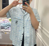 维多利亚的秘密（Victoria's Secret）杨幂田曦薇同款 春季宅度假天丝绵柔印花睡衣家居服套装女不易皱 实拍图