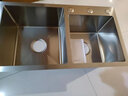 松派厨房水槽双槽304不锈钢厨房水池盆洗菜盆洗菜池台下盆洗碗槽 银色0涂层+防臭下水（无龙头） 680*380mm【国标SUS304假一赔十】 实拍图