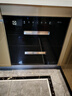 YueYingHua日本樱花消毒柜家用嵌入式大容量高温紫外线消毒烘干臭氧保洁存储碗柜304不锈钢碗架 110升黑色两层面板600*600 实拍图