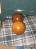 小木缘生 金丝楠木天然水波手握球5cm手球保健球文玩手把件按摩球实心球 金丝楠带爆满水波保健球 一对 5.0cm 实拍图