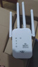 京东直营wifi信号放大器增强穿墙网络5g无线扩展网口千兆双频中继 四天线旗舰款【1200M】提升400% 实拍图