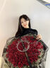 来一客情人节鲜花99朵红玫瑰花束生日礼物表白求婚全国同城配送 99朵红玫瑰女神款 实拍图