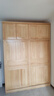 顾虎（GUHU）实木推拉门大衣柜省空间木质趟门新西兰松松木移门衣橱经济 180宽衣柜+60高顶柜 实拍图