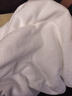 洁丽雅（Grace）浴巾家用成人加大酒店刺绣男女士吸水学生大裹巾 白色70*135cm 实拍图