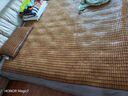 黛安居麻将凉席竹席子麻将席 双人夏天单人宿舍学生可折叠块竹垫空调席 咖啡双牛筋-经典款[店长推荐] 三件套 凉席+2个枕套 180cm*200cm 实拍图