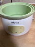 小熊（Bear）辅食锅婴儿辅食机bb煲 宝宝煮粥隔水电炖盅天然陶瓷1L BBG-H10J2 实拍图