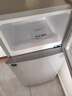 奥克斯小冰箱家用小型迷你冷藏冷冻两用出租房宿舍用节能省电寝室办公室电冰箱 【升级净化去味】48A166DW银【节能省电】 实拍图