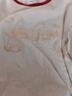 真维斯（JEANSWEST）短袖t恤女夏季新款纯棉女装上衣服撞色宽松ins风小个子女生半袖衫 米砖红 蝴蝶秘境橙 XL 实拍图