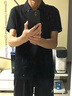 京东京造【汗渍无痕】polo衫男短袖男士t恤夏季父亲节礼物 黑色 M 实拍图
