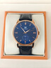 欧利时（OLEVS）瑞士认证手表男全自动机械表进口机芯夜光男士品牌手表礼物送男友 玫蓝皮表-进口机芯 终身质保 实拍图