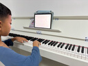 贝琪（Betsy）立式电钢琴重锤88键初学者家用练习钢琴成人儿童专业考级电子钢琴 B301重锤键-木纹白 标配(琴+学琴礼包） 实拍图