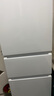 海尔（Haier）217升风冷无霜三开门多门家用小冰箱小型宿舍租房一级能效节能BCD-217WGHC3E9S9(白) 实拍图