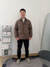 波司登（BOSIDENG）羽绒服男士秋90绒轻薄衬衫领修身短款内胆休闲通勤外套 砂岩咖|7C90 L 180/100A 体重约140-155斤 实拍图