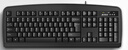 双飞燕（A4TECH)KB-8U 键盘有线 薄膜办公打字用键盘笔记本外接台式电脑通用键盘104键 USB接口 黑色 实拍图