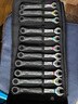 维拉（WERA）进口开口棘轮扳手套装6000/6001德国快速两用扳手套筒梅花扳手 6000棘轮开口【11件套】(020013) 实拍图