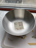 无印良品（MUJI）  不锈钢 盆 餐具 家用揉面盆洗菜发面盆  和面盆 料理盆 银色 M 直径19*高8cm 9A 实拍图