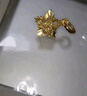 周大福 爆闪方糖许愿星星黄金吊坠(工费180)约1.5g EOF1392 实拍图