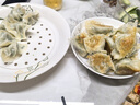 星坊 饺子盘子水饺专用 圆形沥水双层盘家用饺子盘密胺食品级 实拍图