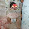 良良（liangliang）婴儿夏凉盖毯儿童冰丝盖毯幼儿园空调被子新生儿午睡毯自然抑菌毯 冰丝毯·听雨粉（125*115cm） 实拍图