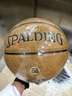 斯伯丁（SPALDING）篮球飞行员06十字型防尘吸湿皮料室内外通用7号成人青少年77-739Y 实拍图