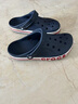卡骆驰crocs洞洞鞋贝雅卡骆班轻便耐磨一脚蹬休闲鞋|205089 深蓝/辣椒红-4CC 40 (250mm) 实拍图