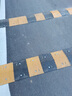 【现货速发】公路减速带道路缓冲带橡胶家用门口马路减震带路面铸钢路障减速垄 【橡塑】50*35*5CM方框（大货车专用） 实拍图