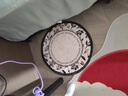 圣瓦伦丁圆形地毯客厅转椅地垫电脑椅书房卧室床边地毯隔音防滑脚垫 60cm 实拍图