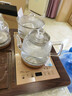 茶皇子（CHAHUANGZI）全自动上水电茶炉玻璃电热烧水壶喷淋式煮茶器茶台嵌入式2025新款电热水壶泡茶专用烧水煮茶一体机 1L 香槟金（三壶款）37×20cm 实拍图