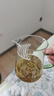 耐高温公道杯简易泡茶杯大容量煮茶公杯家用可过滤茶海茶水分离器 绿把直身月牙 450ml 1只 实拍图