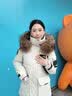 东北羽绒服女2026新款冬季长工装外套哈尔滨极寒零下40度防寒服男 女士燕麦色 真貉子大毛领 3XL 90羽绒486g建议165-190斤） 实拍图